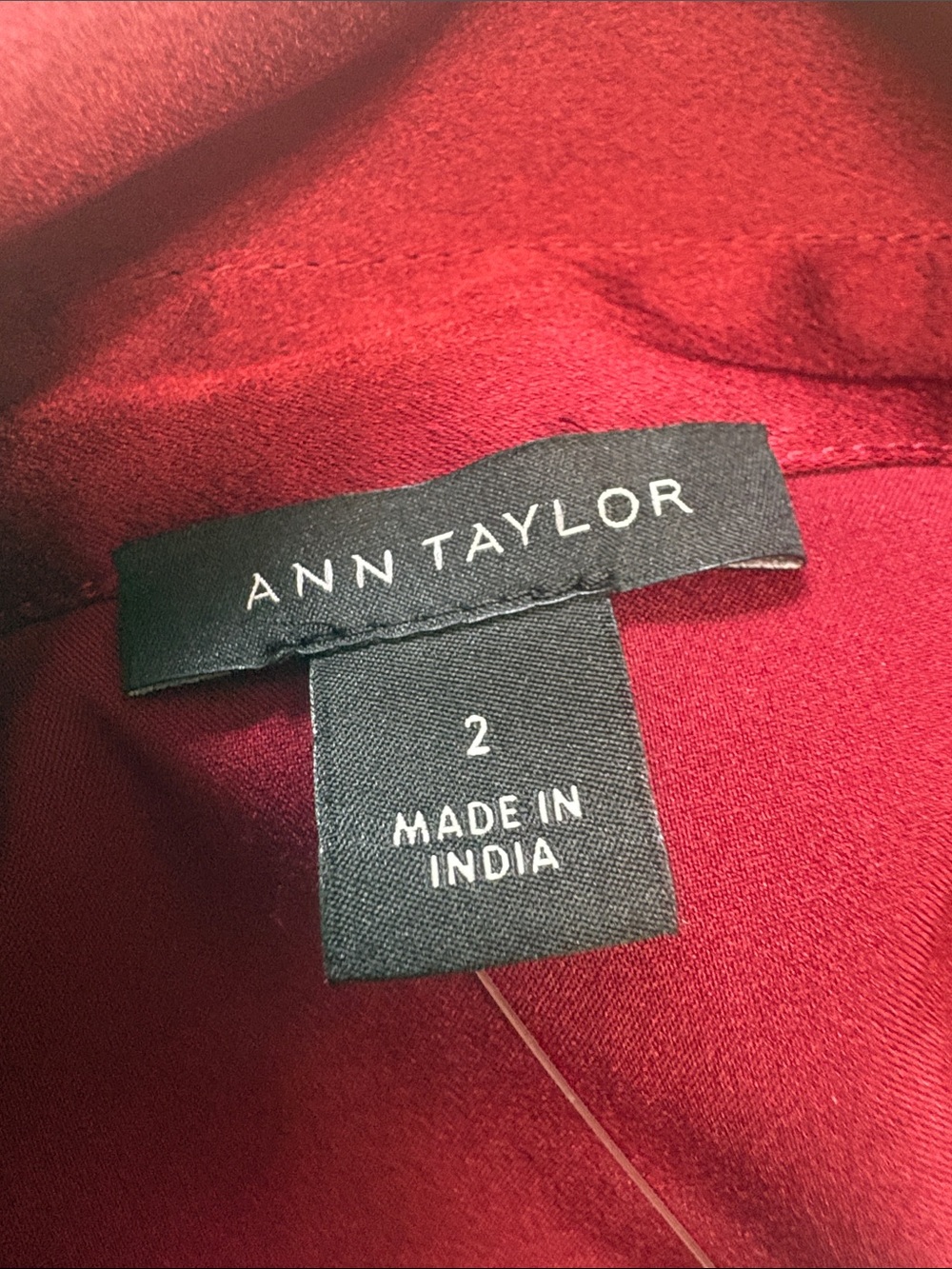 NWT Ann Taylor Burgundy Maxi dress - Picture 8 of 9